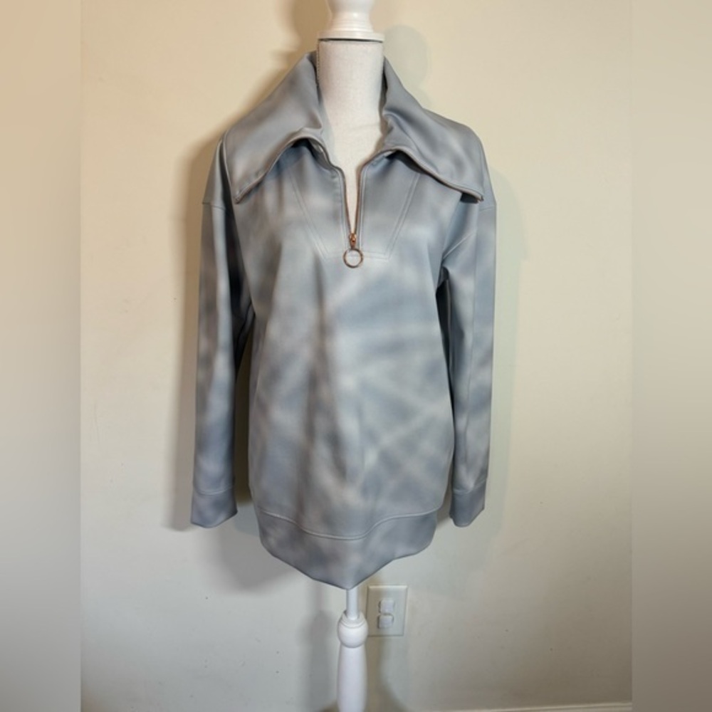 san francisco City Lights Gray 1/4 Zip‎ Women Size Large